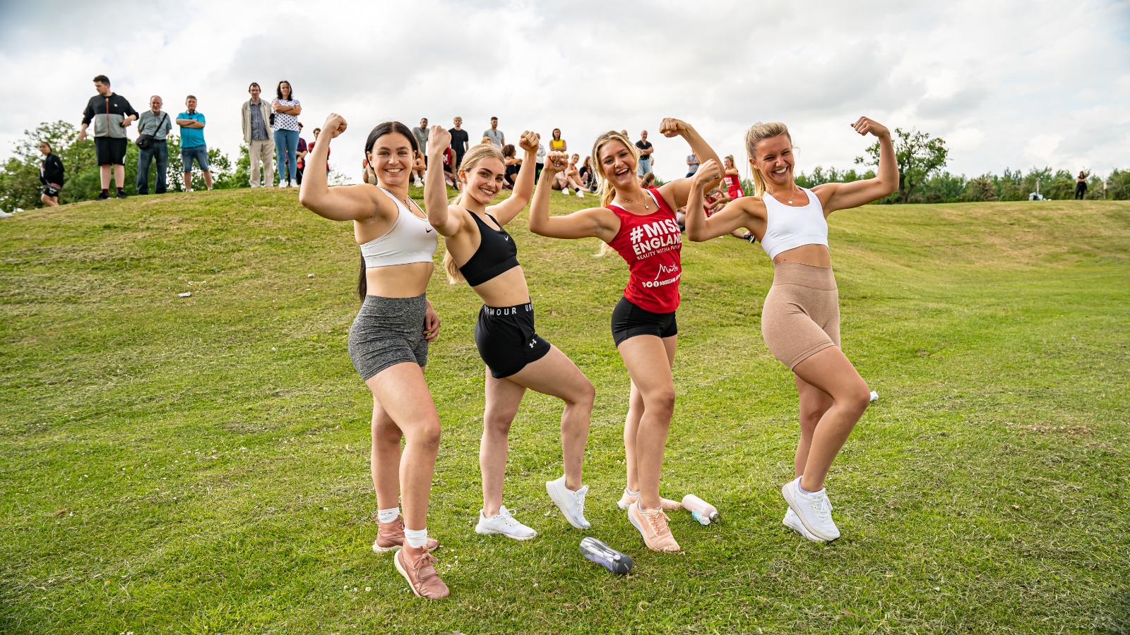 Former Royal Marine “Lee Stuart”; conducts Miss &Mr England Sports round as winners show True Grit & determination to win first qualifier in final