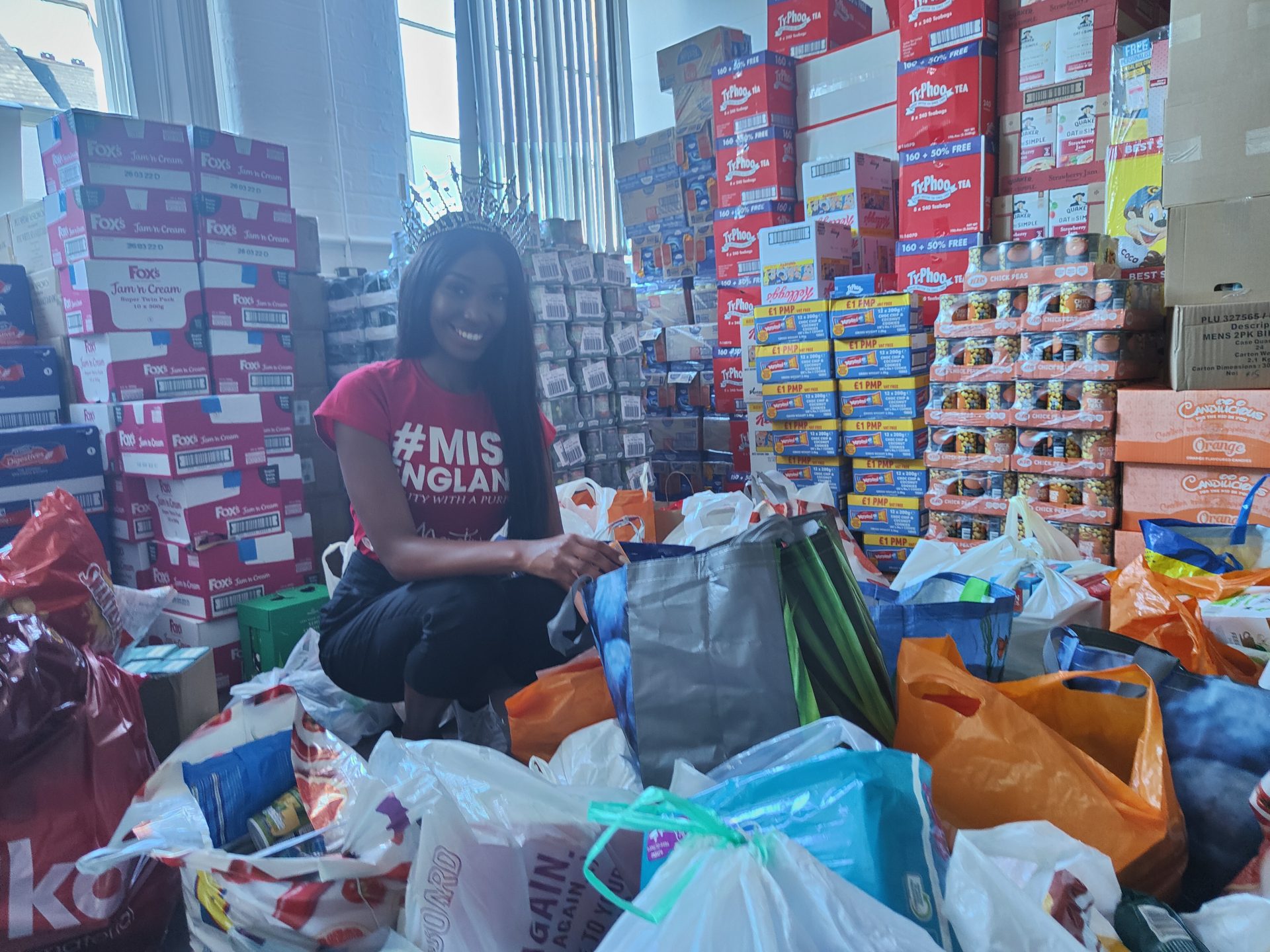 Miss England joins Midlands International Aid Trust (MIAT)