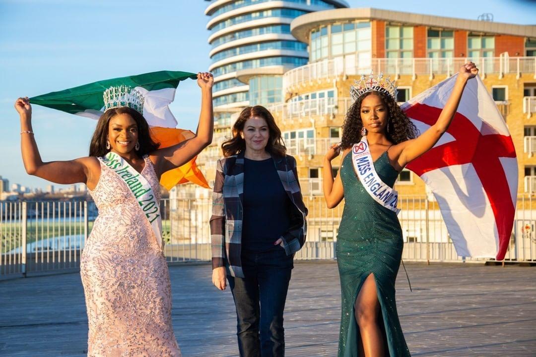 Londoners support Miss England & Irelands Bid to be the 70th Miss World with a cocktail event and tour of London
