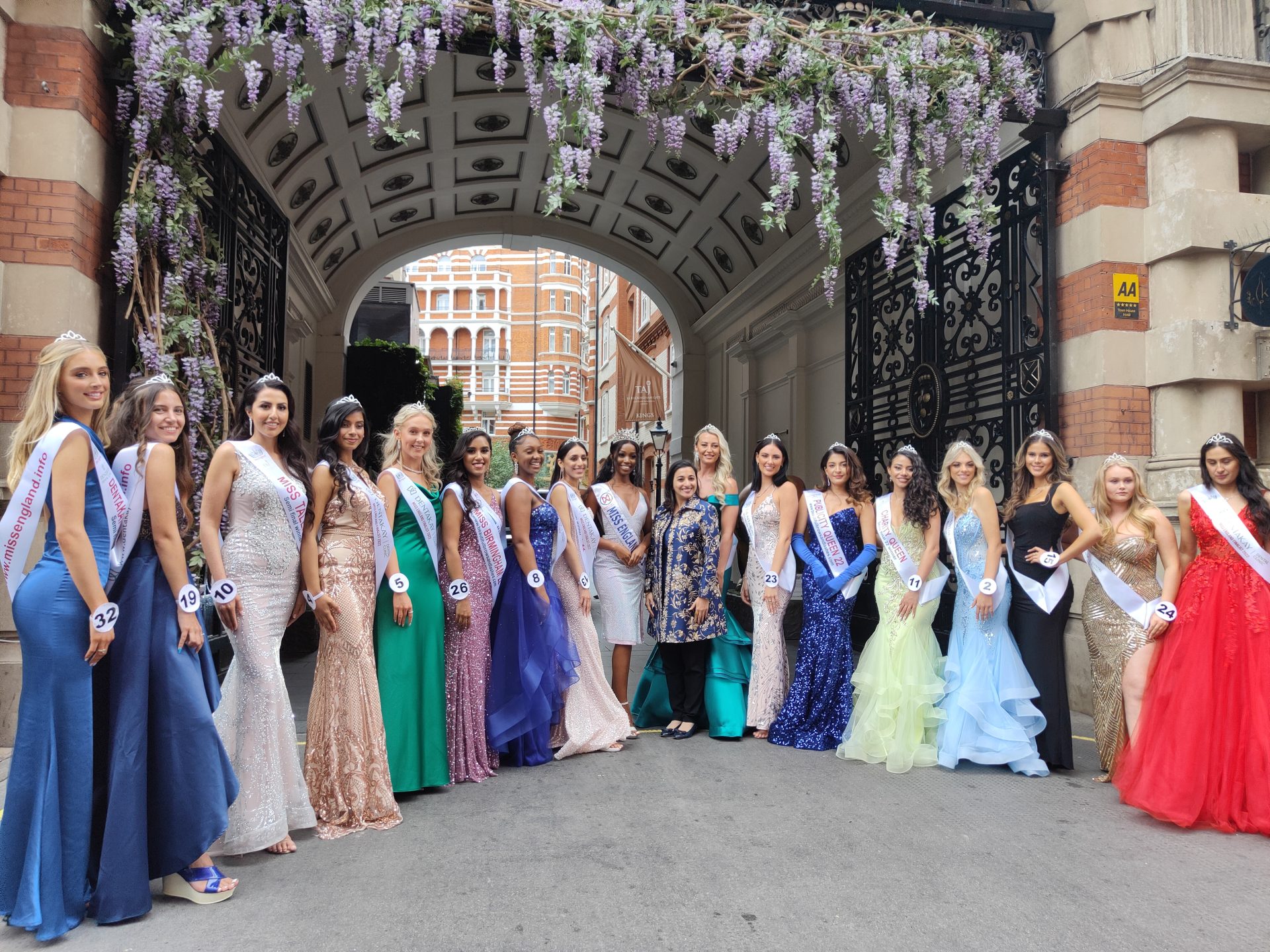 The Miss England 22 semi final –  The winners selected at the Taj 51 Buckingham Gate Suites & Residences
