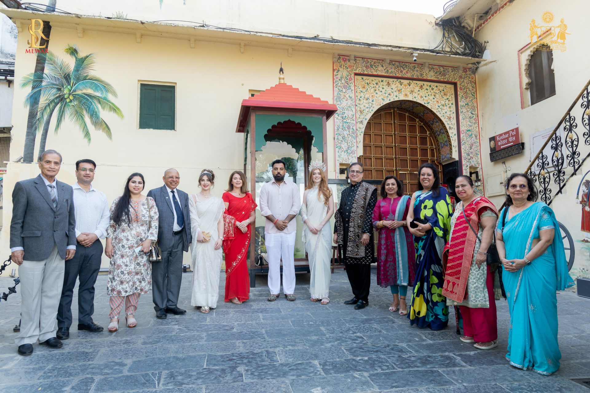 When Miss England met the Prince Lakshayraj Singh Mewarof Udaipur on her recent travels to India