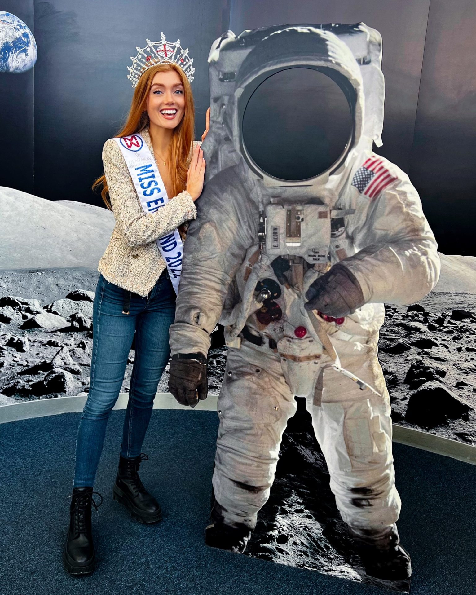 Miss England invited by the Comms Team at the ISS National lab to speak at ASCEND event in Las Vegas & watch rocket launch !
