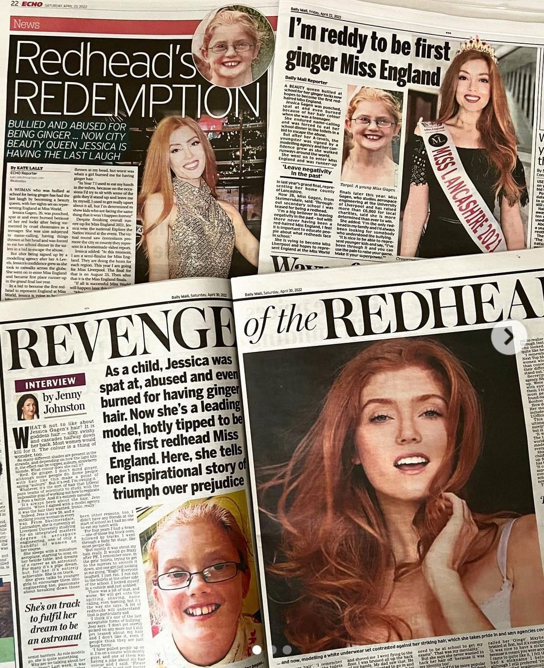 Could it be the year of the redhead for Miss England in Miss World