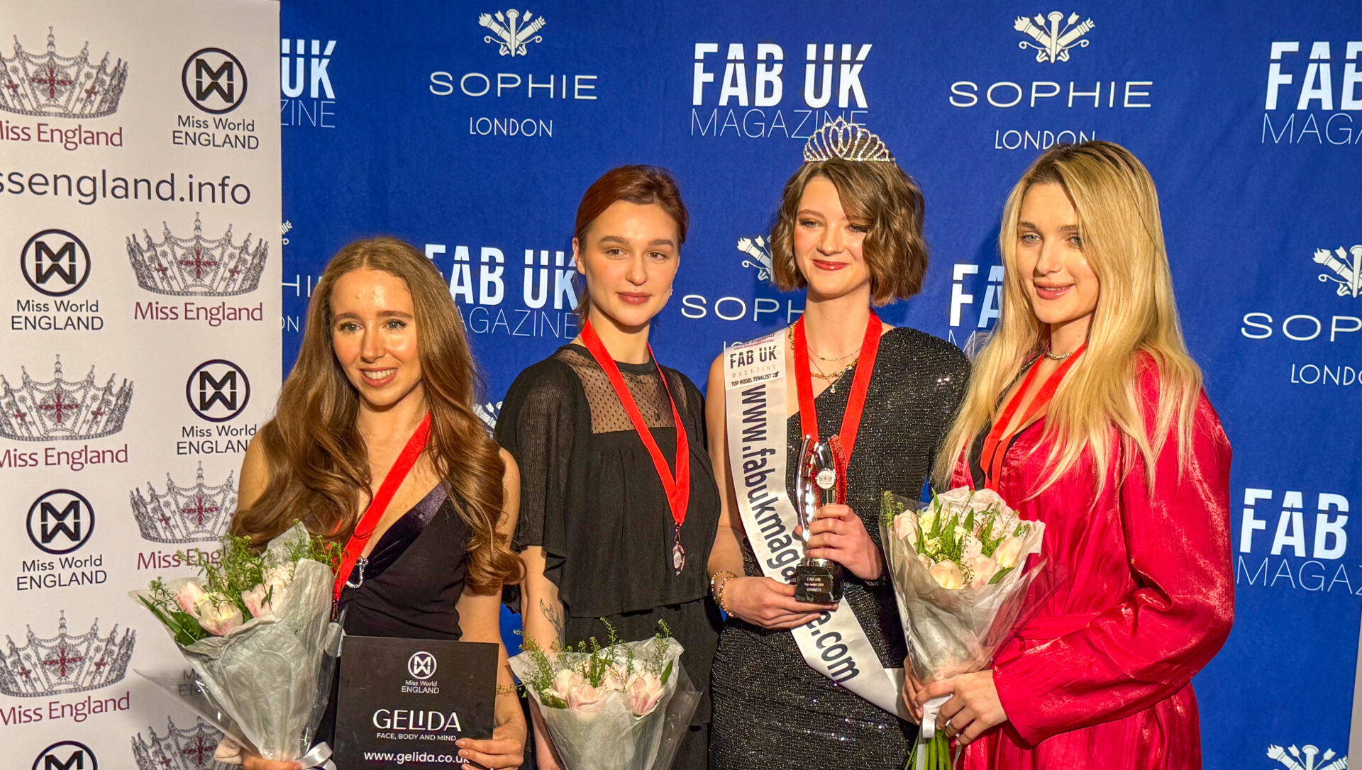 First Miss England semi finalists announced with FABUK MAGAZINE at Giotto Italian Restaurant in London