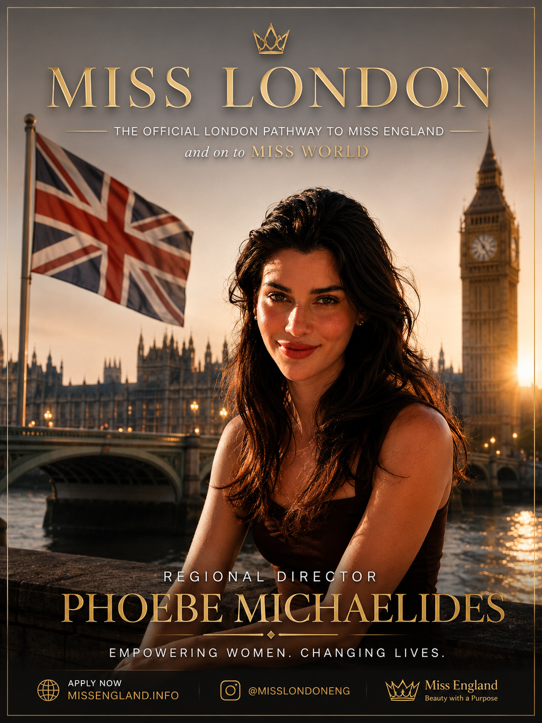 Miss England Runner Up Phoebe Michaelides Appointed Miss London England 