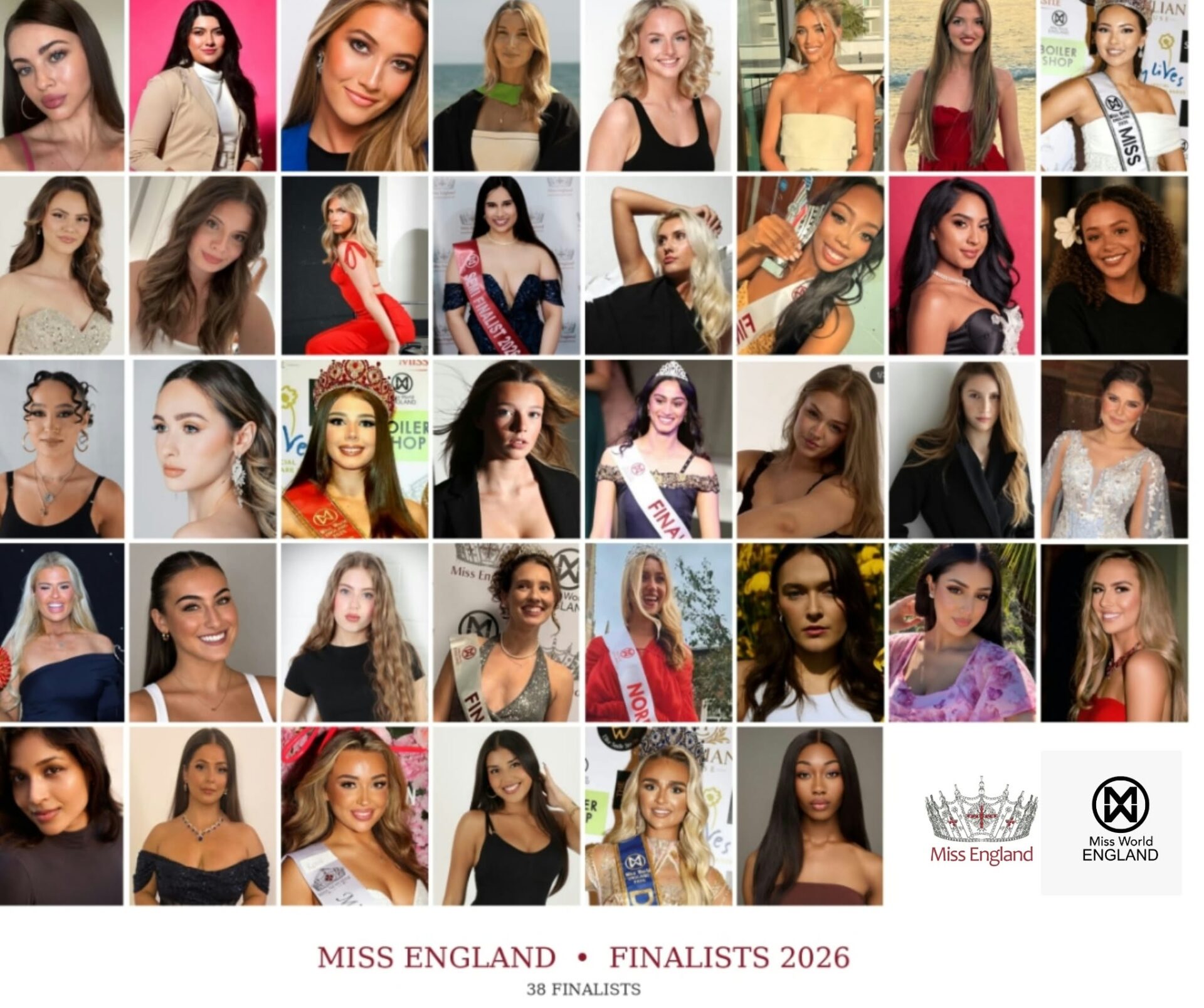 38 FINALISTS, ONE CROWN! PUBLIC VOTING NOW OPEN FOR MISS ENGLAND 2026!